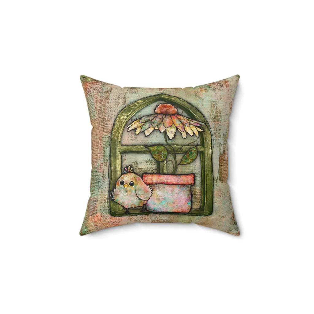 Open Window Decorative Pillow