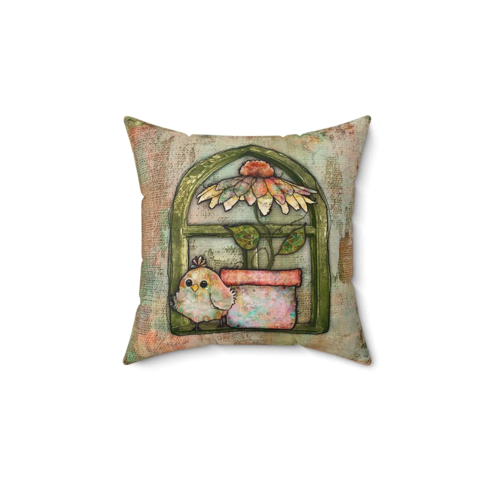 Open Window Decorative Pillow