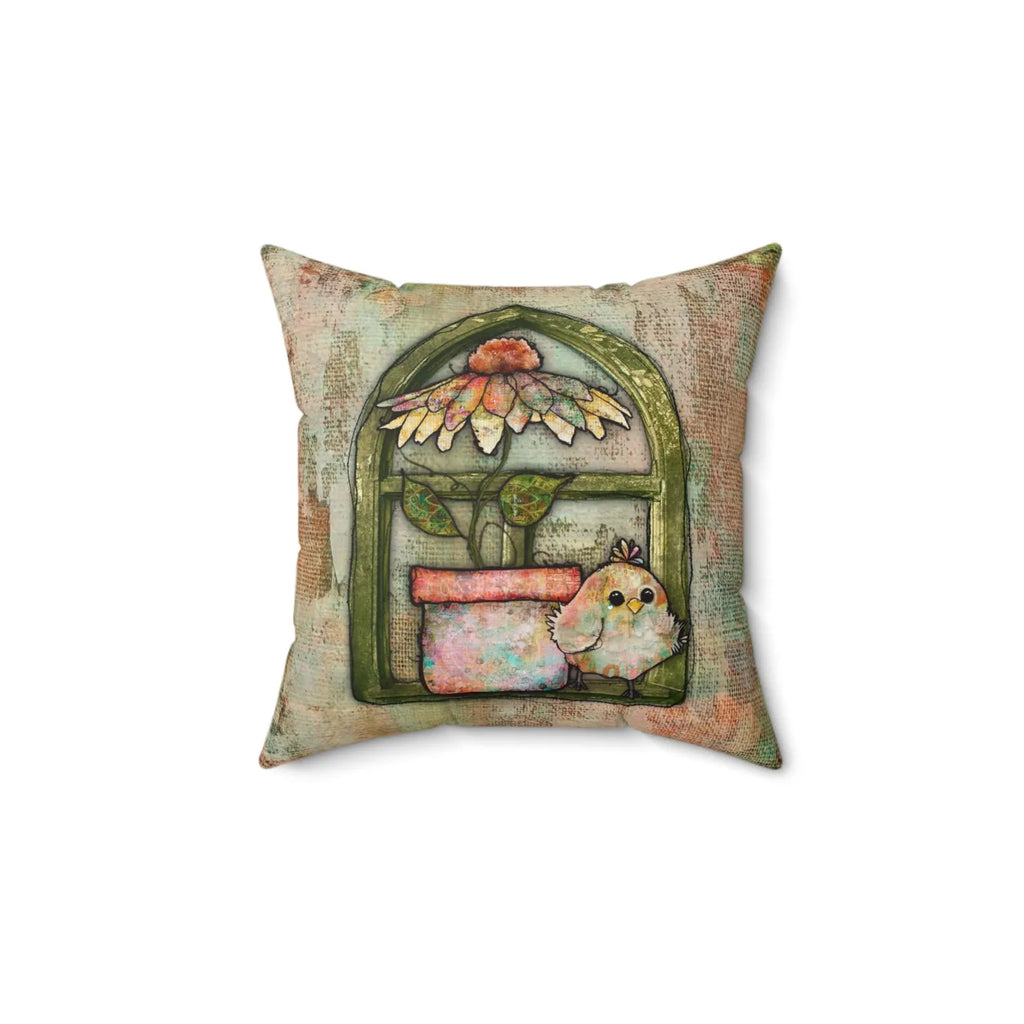 Open Window Decorative Pillow